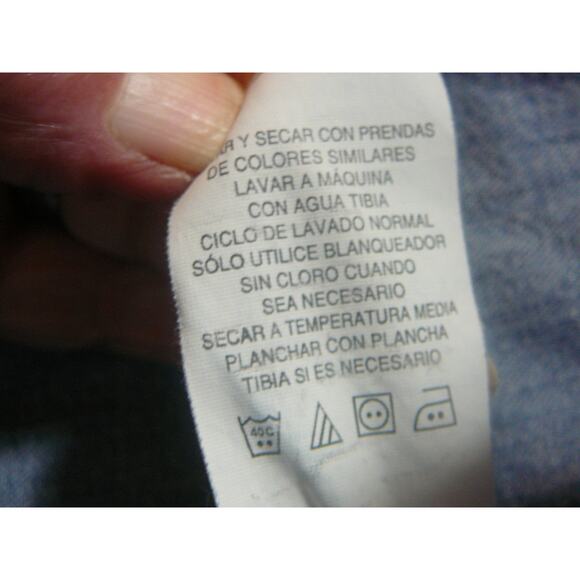 Vtg Levi Signature Denim Button Up with button down collar men's XXL - Picture 7 of 9